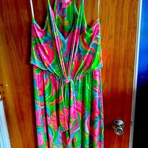 Lilly Pulitzer XL maxi dress used.  Great condition.